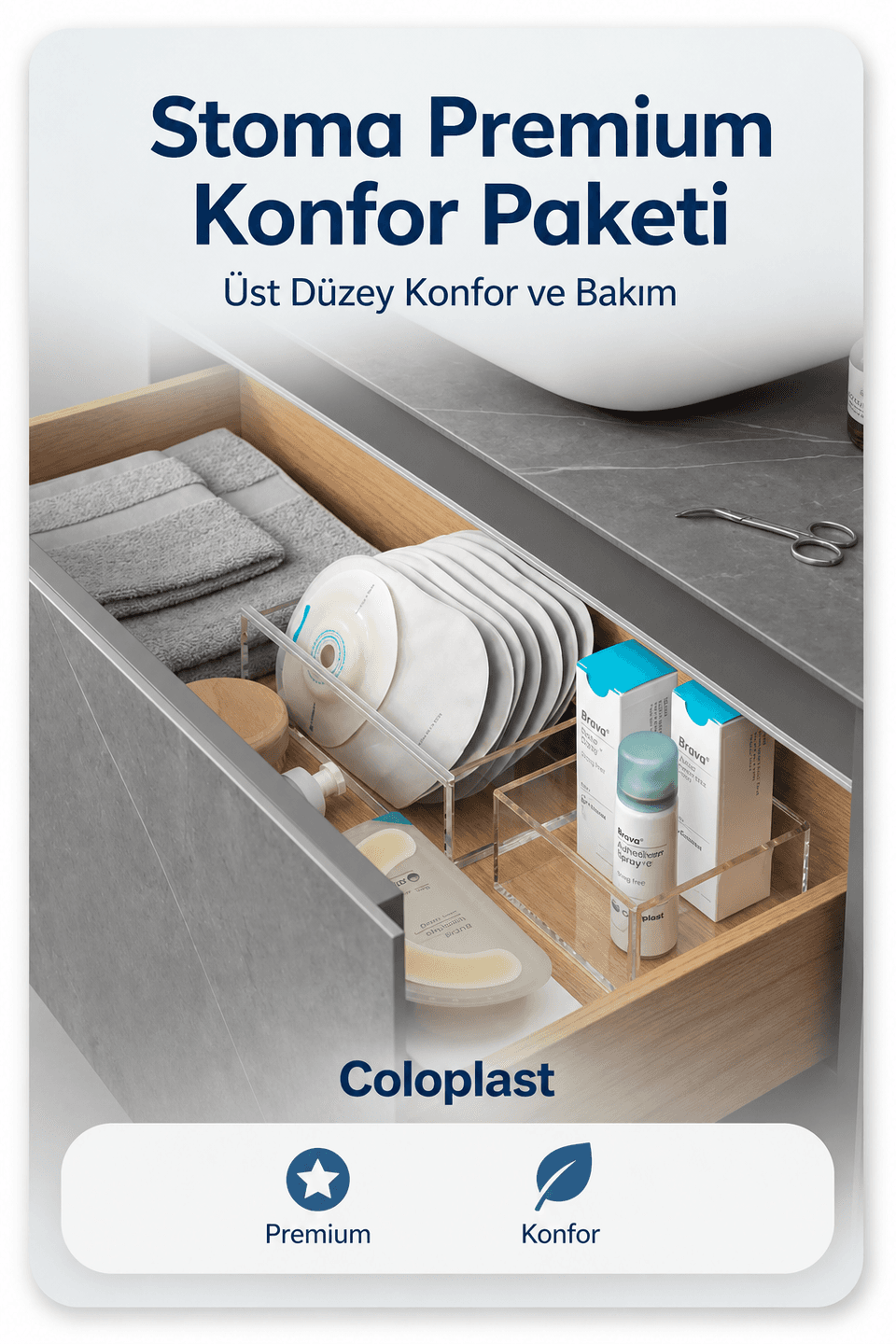 PKT-OST-KONFOR - Stoma Premium Konfor Paketi